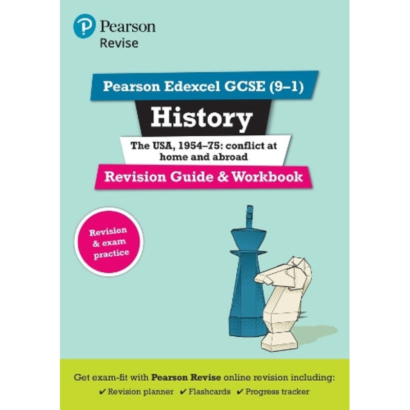 Pearson REVISE Edexcel GCSE History The USA, 1954-75 conflict at home and abroad Revision Guide and Workbook incl. online revision – for 2026, 2027 exams