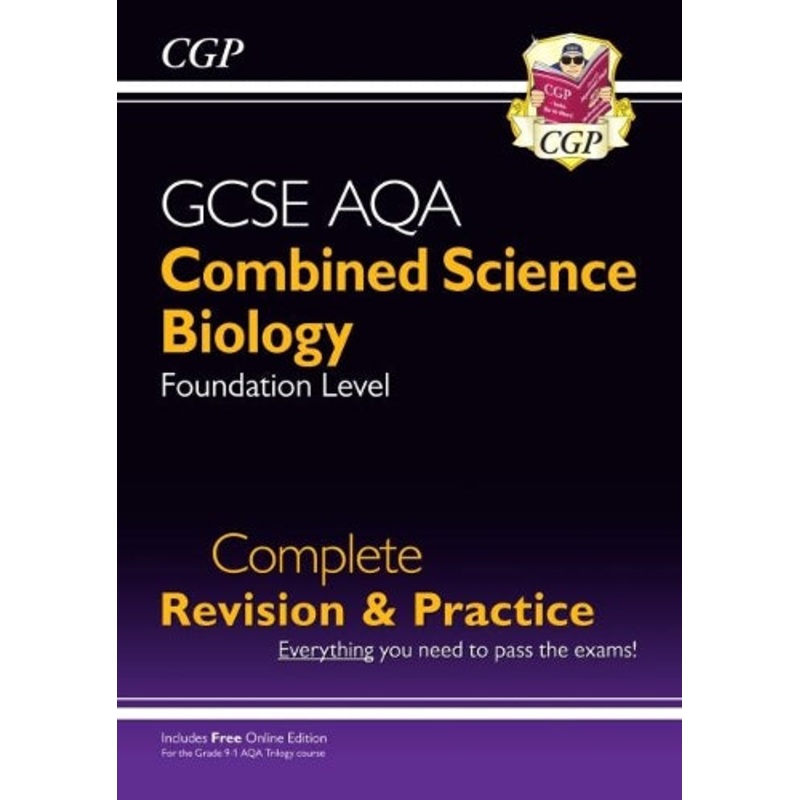 9-1 GCSE Combined Science: Biology AQA Foundation Complete Revision & Practice with Online Edn