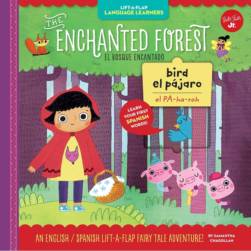 Lift-a-Flap Language Learners: The Enchanted Forest (Spanish Edition)