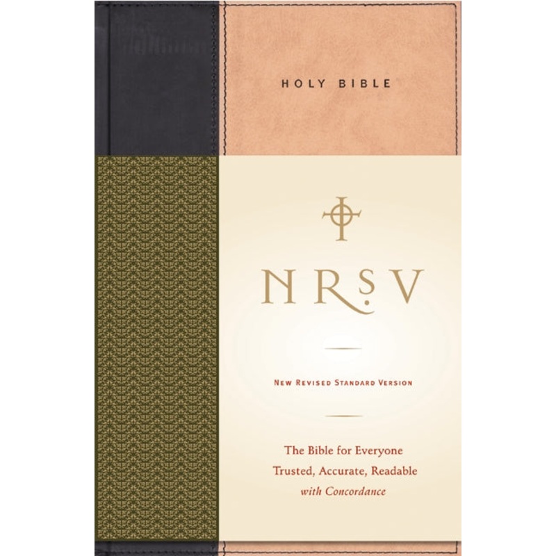 NRSV Standard Bible (tan/black)