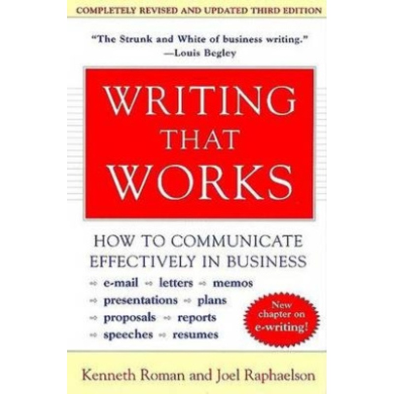 Writing That Works, 3rd Edition