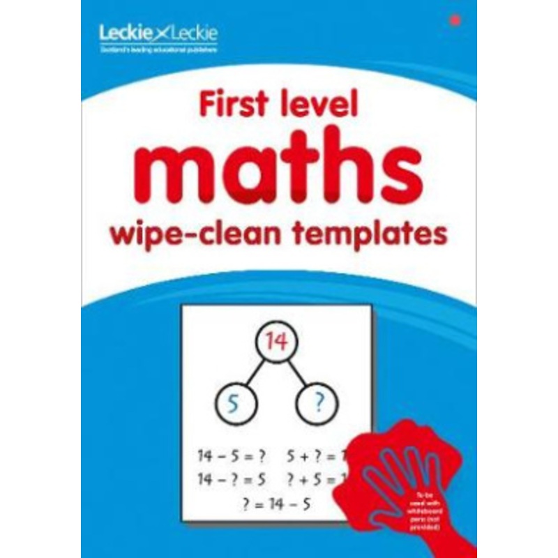 First Level Wipe-Clean Maths Templates for CfE Primary Maths