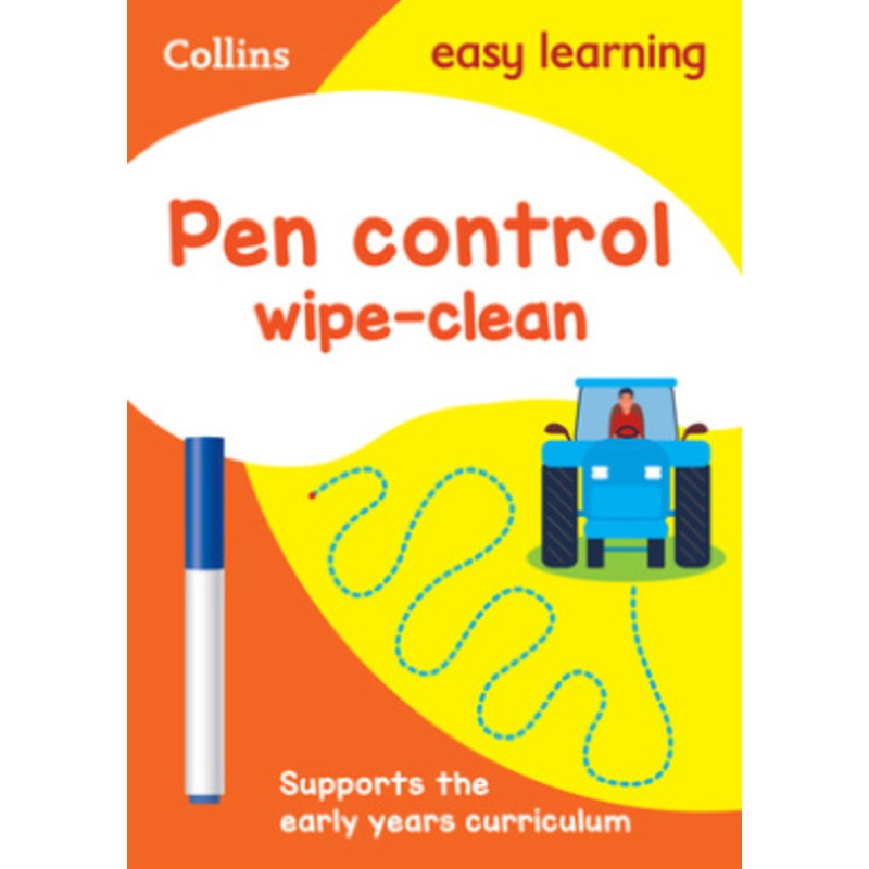 Pen Control Age 3-5 Wipe Clean Activity Book