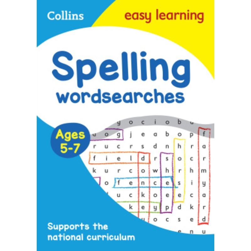 Spelling Word Searches Ages 5-7