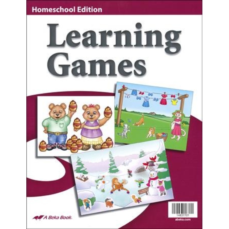 Abeka K4-K5 Homeschool Learning Games (10 Learning Games)