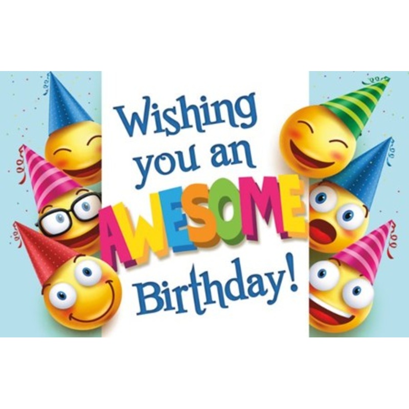Wishing You an Awesome Birthday (2 Corinthians 9:15, NIV) Postcards, 25