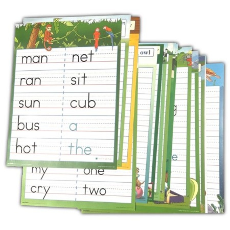 Abeka Spelling 1 Charts (Manuscript Edition)