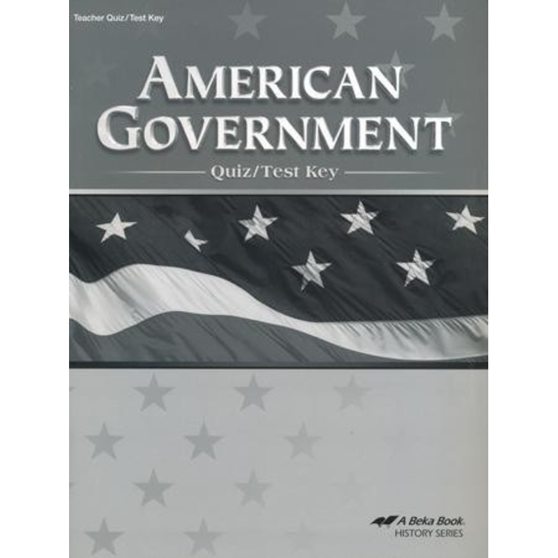 Abeka American Government Quiz/Test Key