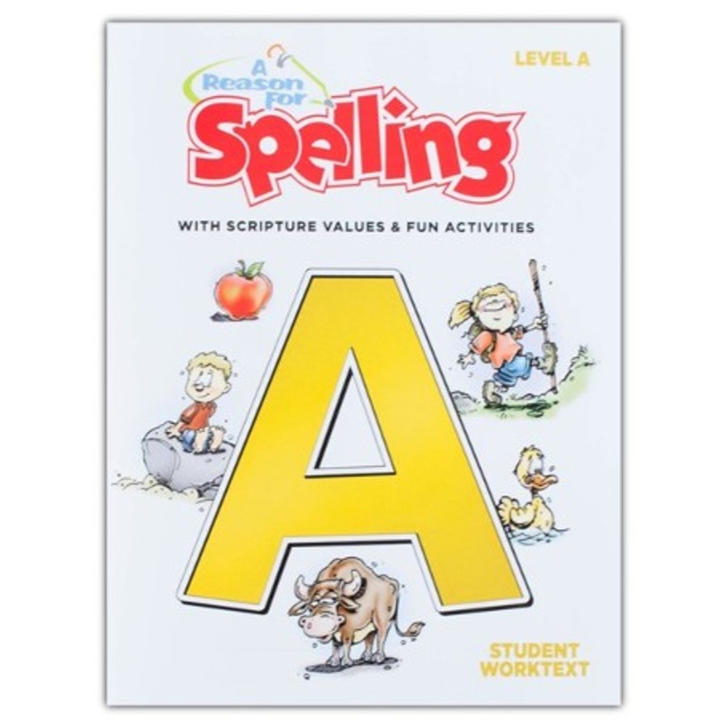 A Reason for Spelling, Level A Student Workbook (Updated  Edition)
