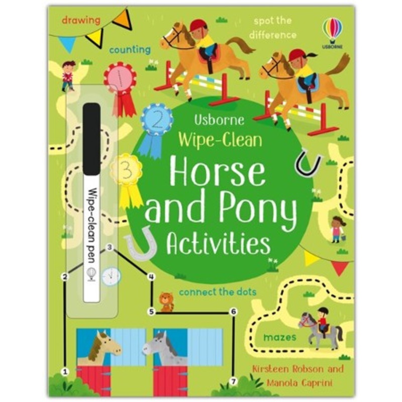 Wipe-Clean Horse and Pony Activities
