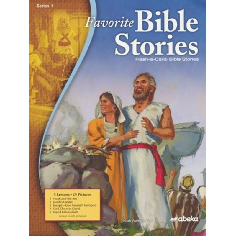 Abeka Favorite Bible Stories Series 1 Flash-a-Card Bible  Series (New Edition)