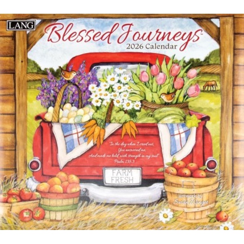 2026 Blessed Journey Wall Calendar