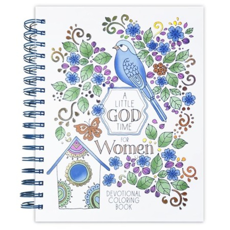 A Little God Time for Women: Devotional Coloring Book