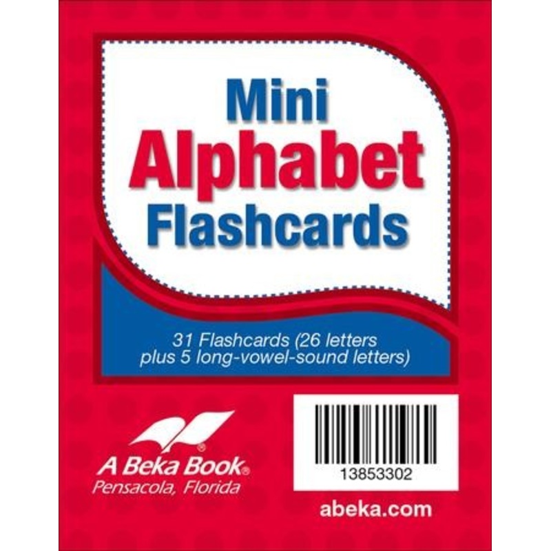 Abeka K4-2 Miniature Flashcards (31 Cards)