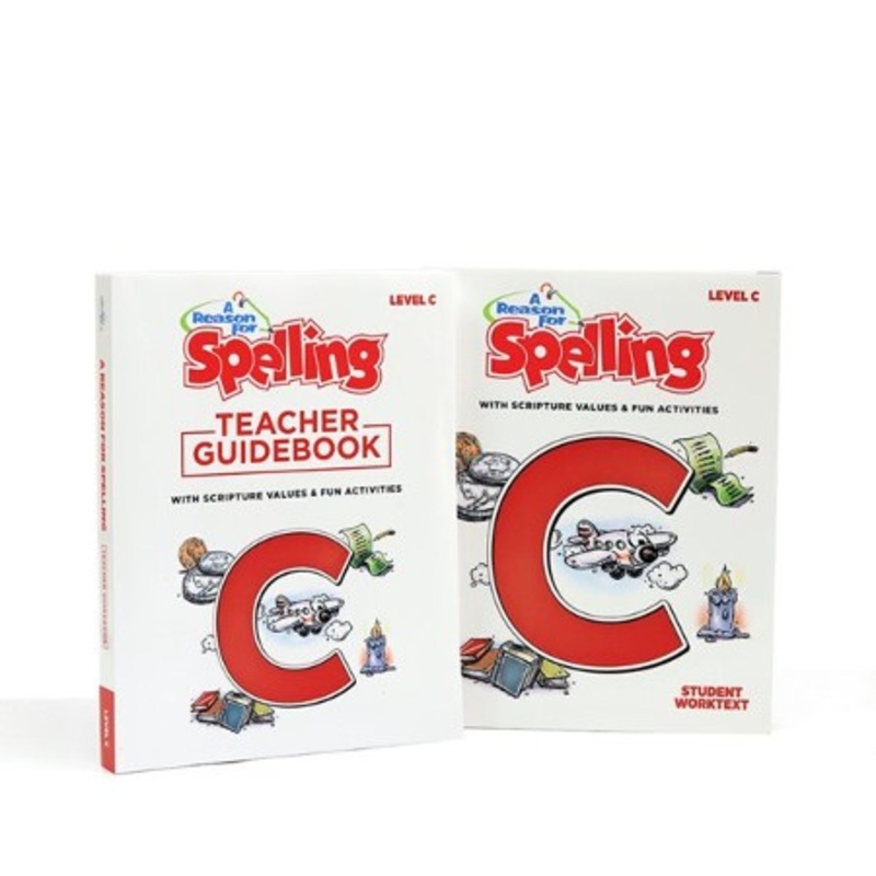 A Reason for Spelling Level C Student Worktext & Teacher  Guidebook Set (2nd Edition)