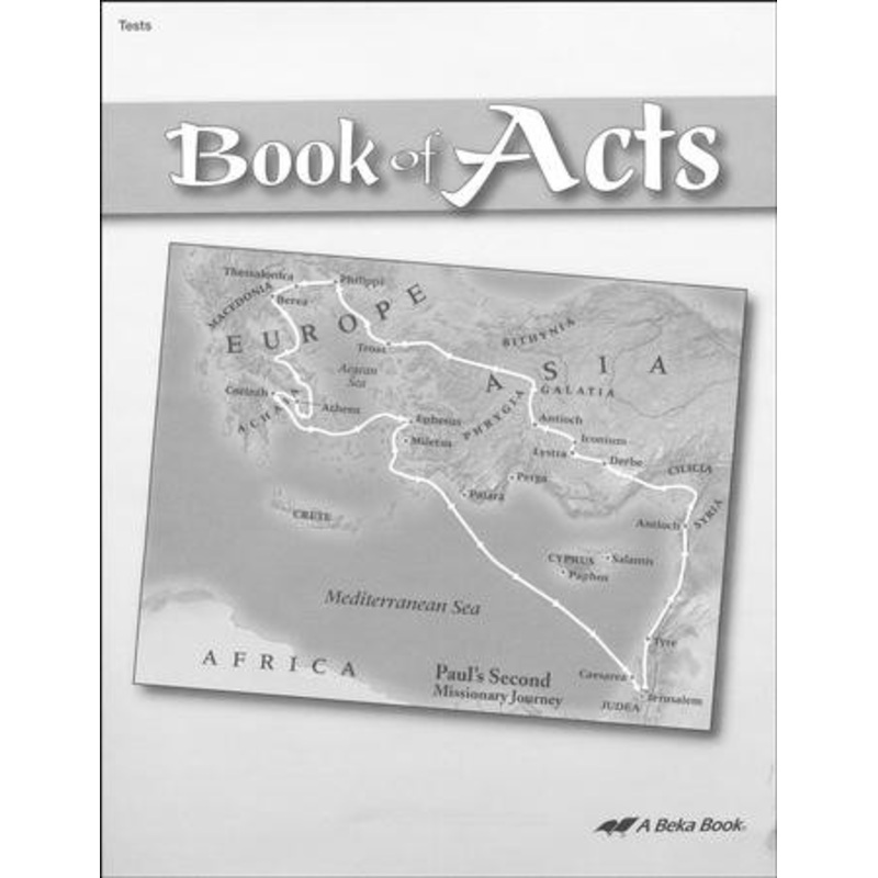 Abeka Book of Acts Tests