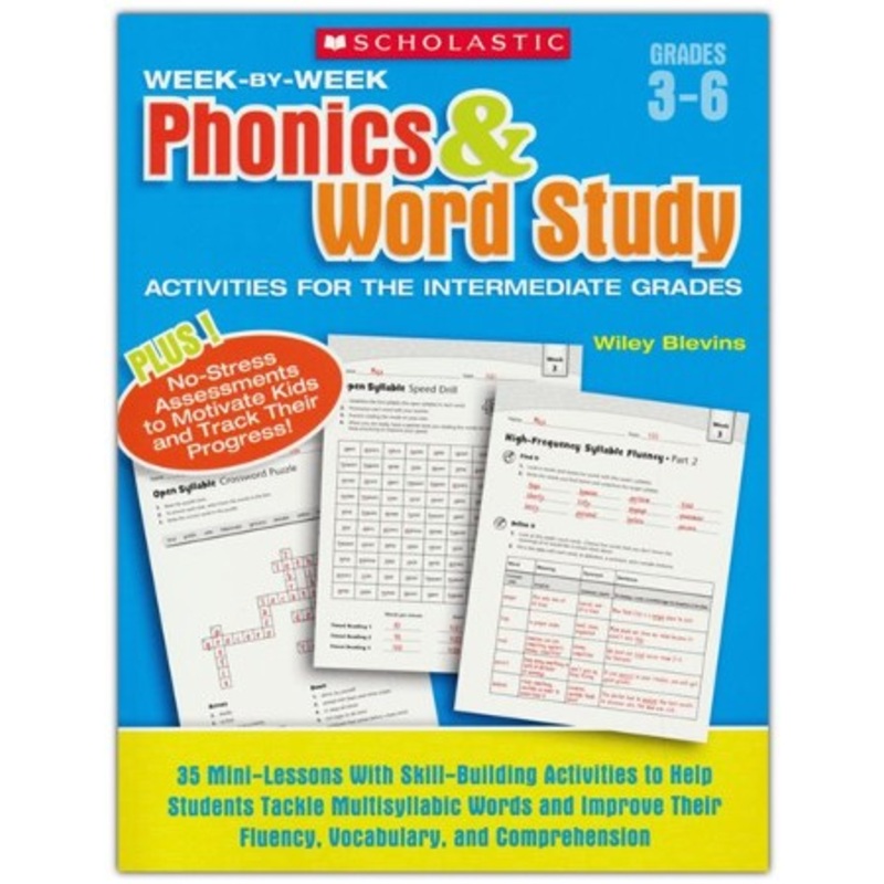 Week-by-Week Phonics & Word Study Grades 3-6