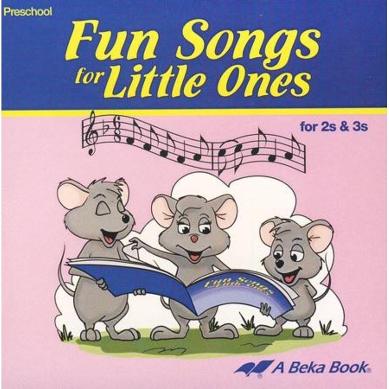 Abeka Fun Songs for Little Ones 2s & 3s Audio CD