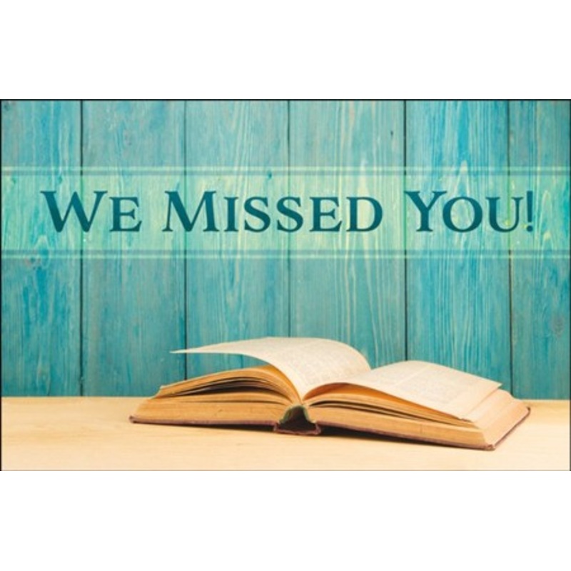 We Missed You! (Psalm 133:1, KJV) Postcards, 25