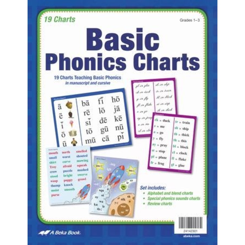 Abeka Basic Phonics Charts (Grades 1-3; New Edition)