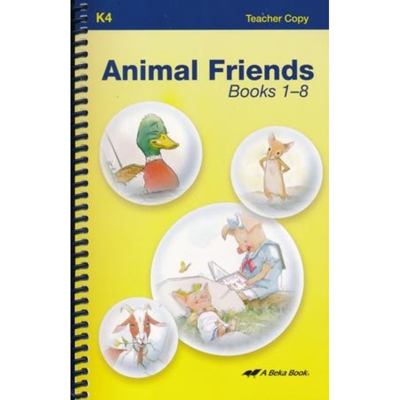 Abeka Animal Friends Books 1-8 Teacher Copy
